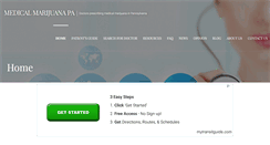 Desktop Screenshot of medicalmarijuanapa.net