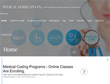 Tablet Screenshot of medicalmarijuanapa.net